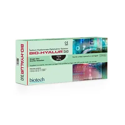 BioTech Bio-Hyalur Duo - Combo Pack (NaHA 1.0% & NaHA 2.4% w/v) - 2 x 1ml PFS