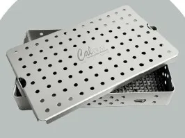 Caltray Aluminium Instrument Deep Tray - Base, Lid and Mat 16.0 x 26.0 x 4.0cm