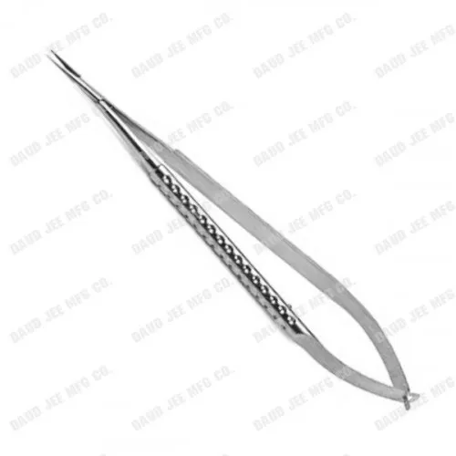 cjc_instruments_reusable_barraquer_round_handle_needle_holde CJC Instruments Reusable Barraquer Round Handle Needle Holder Delicate Straight