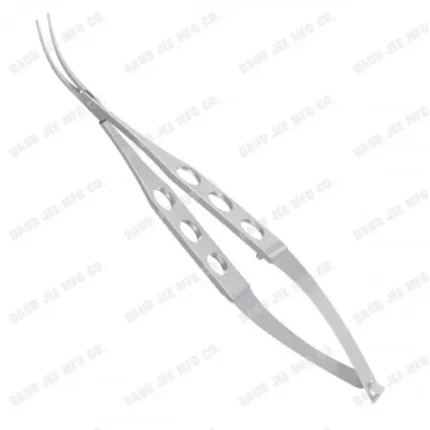 CJC Instruments Reusable Bechert Lens Holding Forceps Curved Delicate