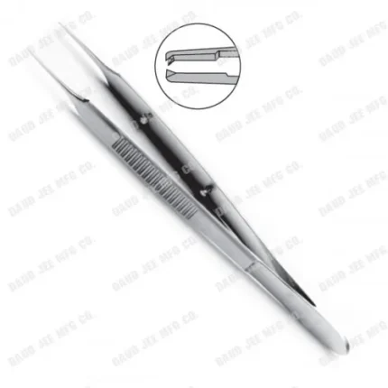 CJC Instruments Reusable Bonn Corneal Forceps 0.12mm