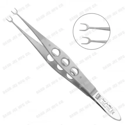 CJC Instruments Reusable Bores Fixation Forceps 0.12mm
