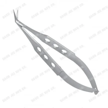 CJC Instruments Reusable Castroviejo Keratoplasty Scissors Angled Medium