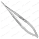 CJC Instruments Reusable Castroviejo Needle Holder Delicate Curved without Lock