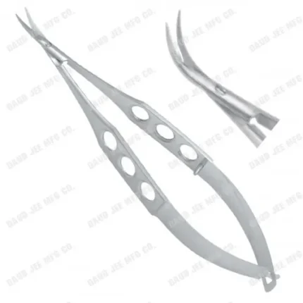 CJC Instruments Reusable Castroviejo Scissors Curved Large