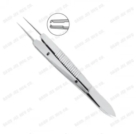 CJC Instruments Reusable Castroviejo Suturing Forceps Straight 0.6mm