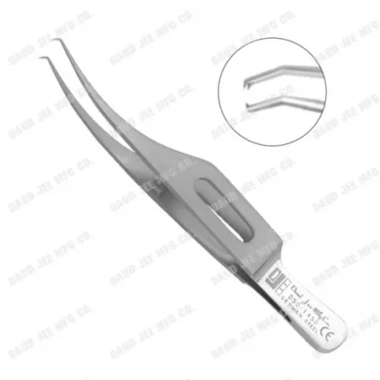 CJC Instruments Reusable Colibri Forceps 0.4mm with Tying Platform