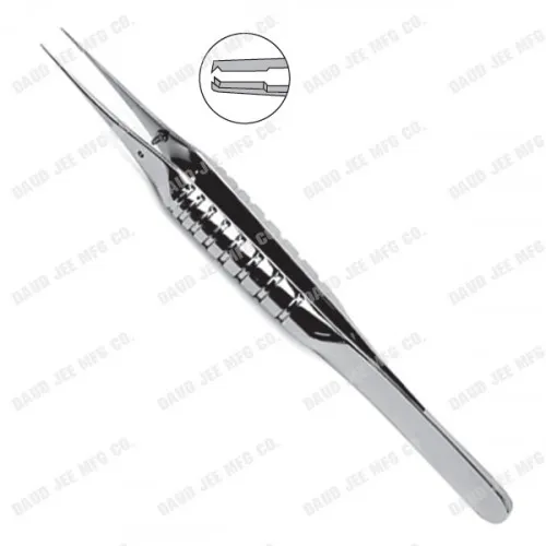 cjc_instruments_reusable_corneal_forceps_0.12mm_with_tying_p CJC Instruments Reusable Corneal Forceps 0.12mm with Tying Platform Ergonomic
