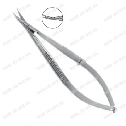 CJC Instruments Reusable Corneal Scissor Curved Blunt Blades