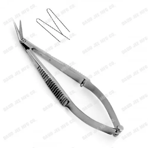 cjc_instruments_reusable_corneal_scissors_angled_blades CJC Instruments Reusable Corneal Scissors Angled Blades