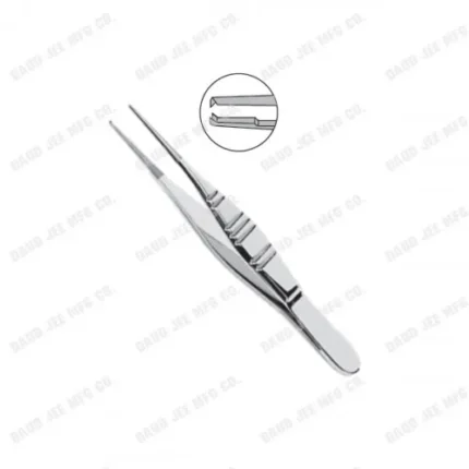 CJC Instruments Reusable Fixation Forceps 0.5mm 1x2 Teeth