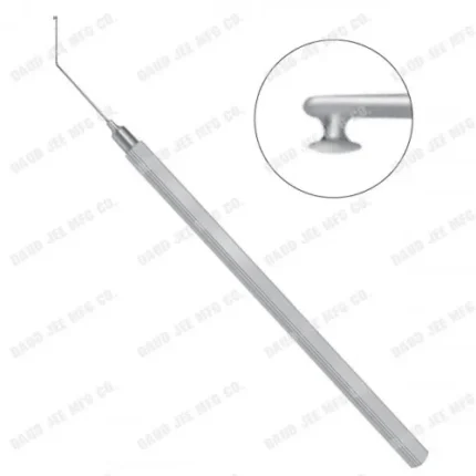 CJC Instruments Reusable Grether Collar Button Micro Retractor Angled