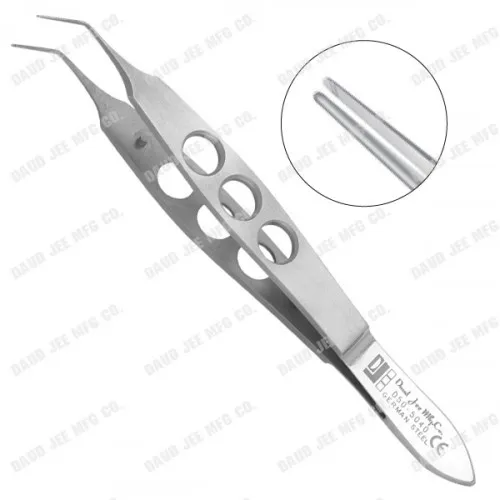 cjc_instruments_reusable_haberie-mcpherson_lens_holding_forc CJC Instruments Reusable Haberie-McPherson Lens Holding Forceps 7.5mm Long
