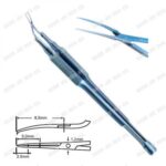CJC Instruments Reusable Inamura Capsulorhexis Forceps Cross Action Round Titanium_extra_1
