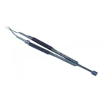 CJC Instruments Reusable Inamura Capsulorhexis Forceps Cross Action Round Titanium