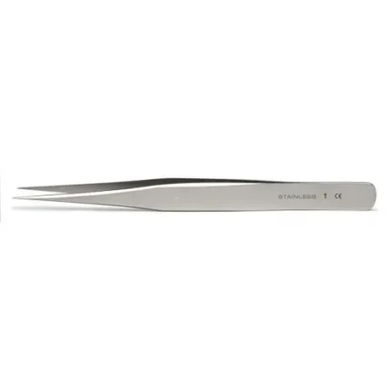 CJC Instruments Reusable Jewellers Forceps Straight Standard #1