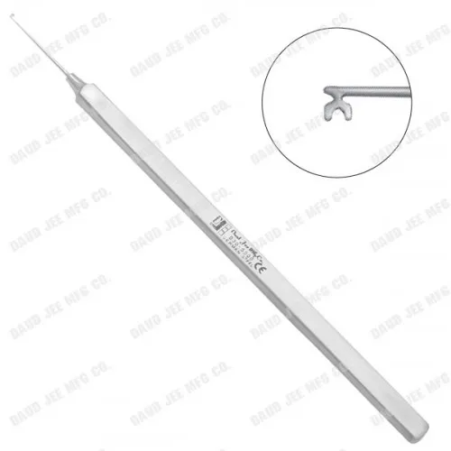 cjc_instruments_reusable_kuglen_iris_hook__clover_leaf_shap CJC Instruments Reusable Kuglen Iris Hook & Clover Leaf Shape Straight Flat Handle