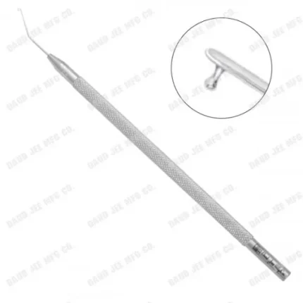 CJC Instruments Reusable Maloney IOL Manipulator Vaulted Shank
