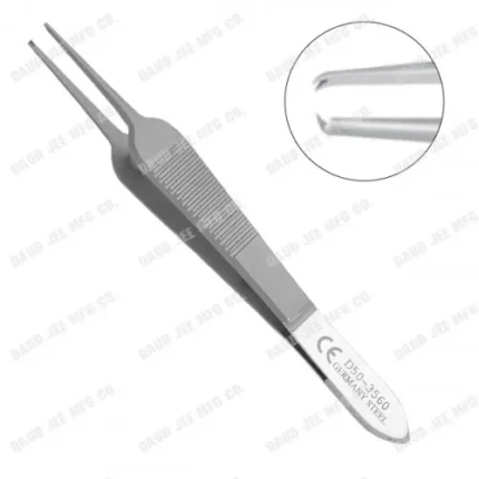 CJC Instruments Reusable Manhattan Eye & Ear Fixation Forceps