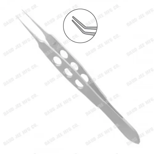 cjc_instruments_reusable_mcpherson_tying_forceps_angled CJC Instruments Reusable McPherson Tying Forceps Angled