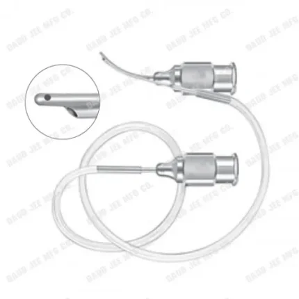 CJC Instruments Reusable Reversed Simcoe Irrigating-Aspirating Cannula 23G