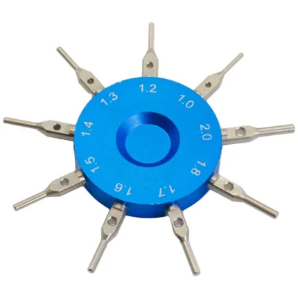 Hole and Screw Size Gauge 1.0mm - 2.0mm