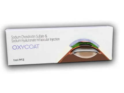 Ophtechnics Oxycoat NaHA 3% with Chondroitin Sulfate 4% w/v Viscoelastic - 1ml PFS