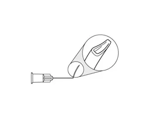 Ophtechnics UzeOnce LASIK Irrigating 25G Cannula Slade (Box of 10)