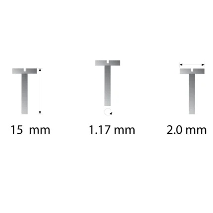 Rimless Nickel Screws 1.17 x 15mm 100 pack_extra_1