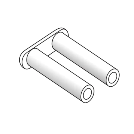 Rimless Silhouette-Plugs 1.4 x .8 x 7mm - 100 Pack