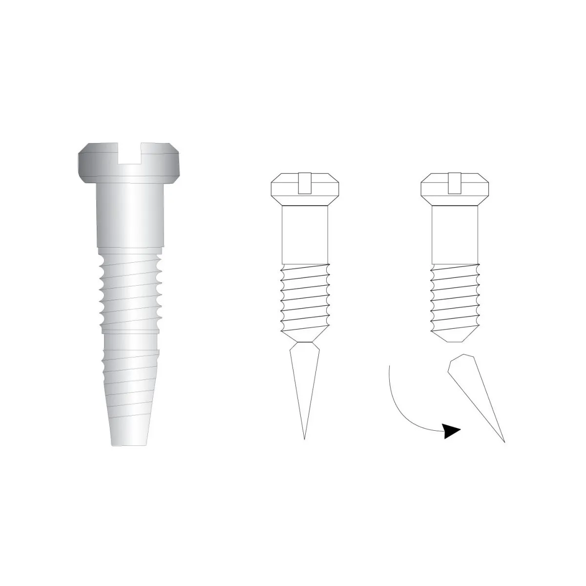 Screw Spring Hinge 1.4 x 3.0mm - 50 Pack_extra_1