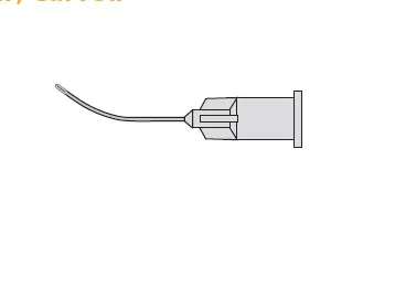 Surgistar Sauter Nucleus Hydrodissector (Vertical Flat Tip) 27G Cannula, curved (Box of 10)